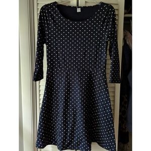 Polka Dot A-Line Dress